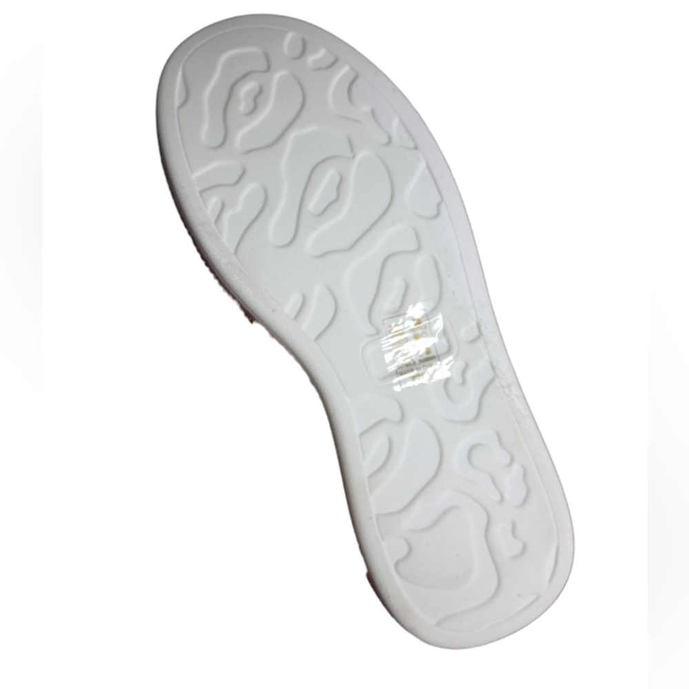 Miz Shimmer and Shine: Rose Gold Mesh Rhinestone Stylish Comfort Sneakers - Picture 6 of 9